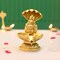 Brass Shiva Lingam Tripindi Shivling with Sheshnag for Hindu Festive Pooja Maha Shivratri Indian Puja Home Temple Mandir Decor - Lord Shiva Om Sculpture (5.5 Inch)